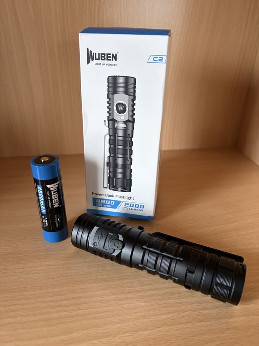 Latarka Wuben C2 z funcją Powerbanku