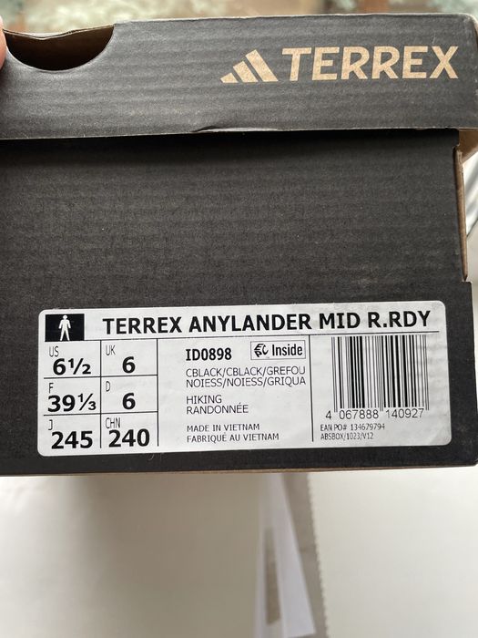 Adidas terrex 24,5 см 38-38,5