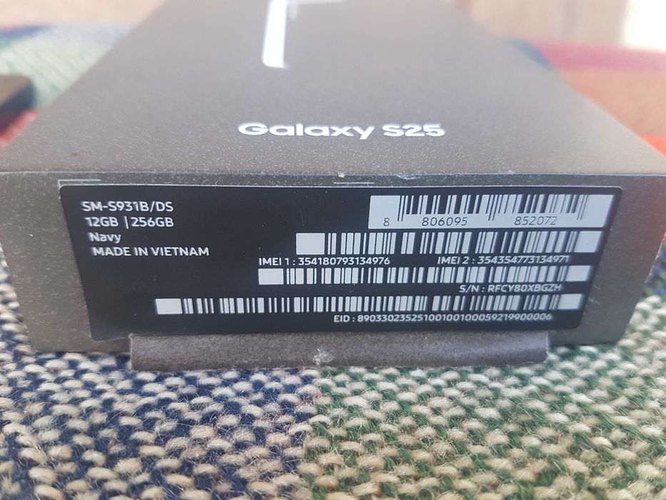 Samsung S25 (SM-S931B/DS) 256Gb Navy KG Unlocked