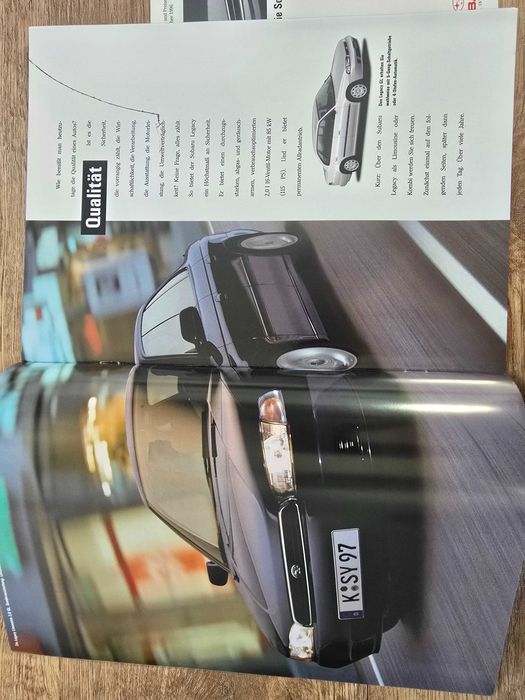 Prospekt Subaru Legacy LX, GL