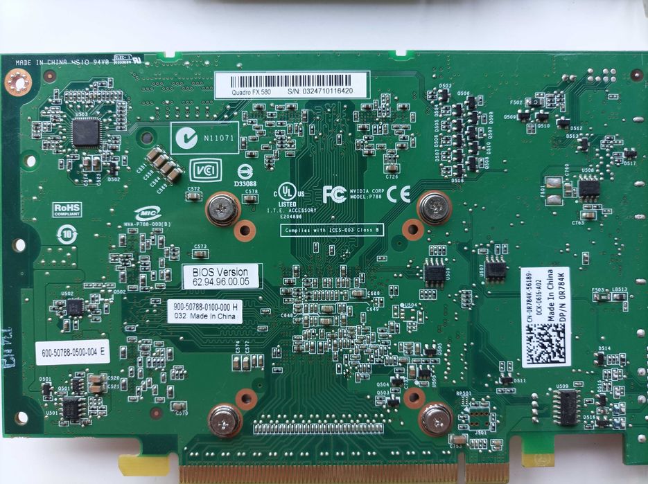 Placa Gráfica Nvidia Quadro FX580