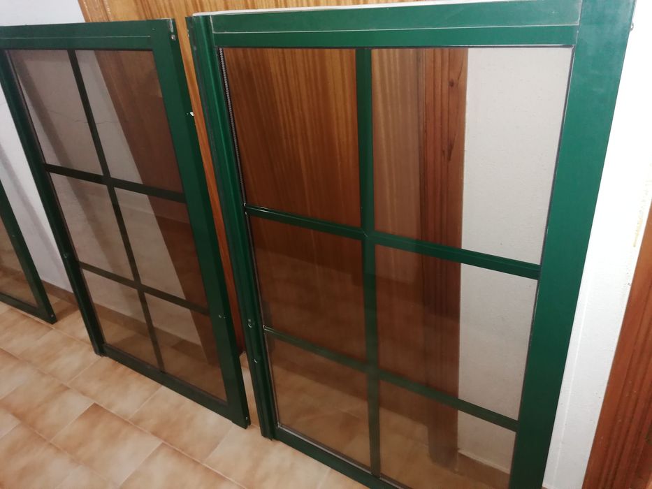 Janelas alumínio Vidro Duplo - Verde