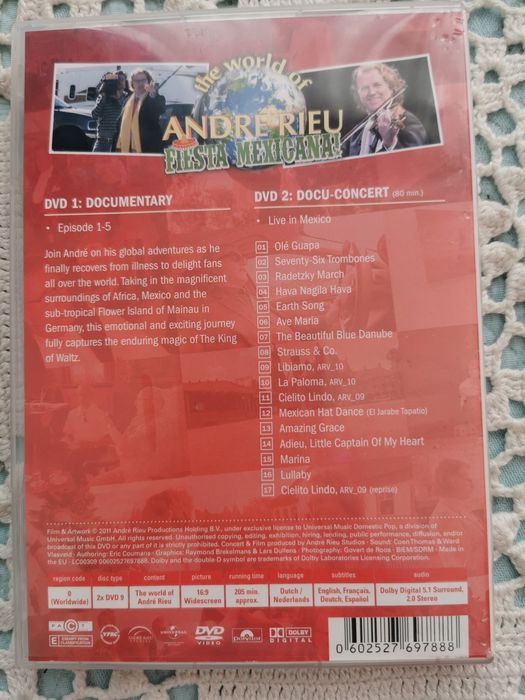 André Rieu - Fiesta Mexicana (DVD Duplo)