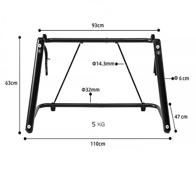 Стійка для цифрових піаніно та клавішних