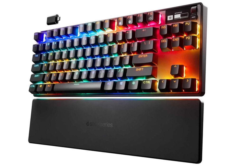 Бездротова гіпермагнітна клавіатура SteelSeries Apex Pro TKL Wireless Black