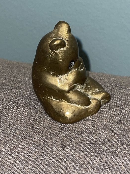 Манэки-нэко,кот счастья.бронза .160 грамм