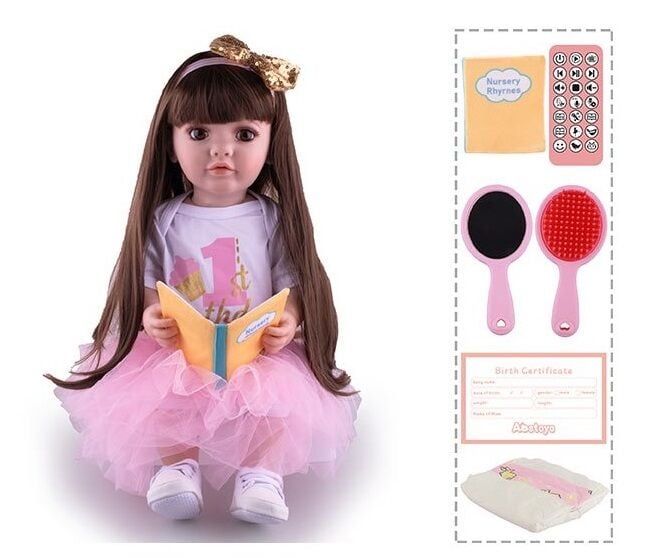 Інтерактивна лялька,кукла , 55 см, пульт, аксесуари, рухає кінцівками