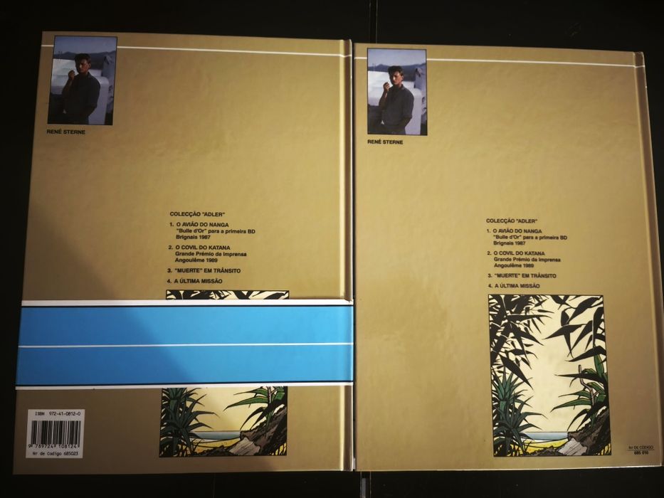 Livros BD capa dura Sterne Adler e Milo Manara