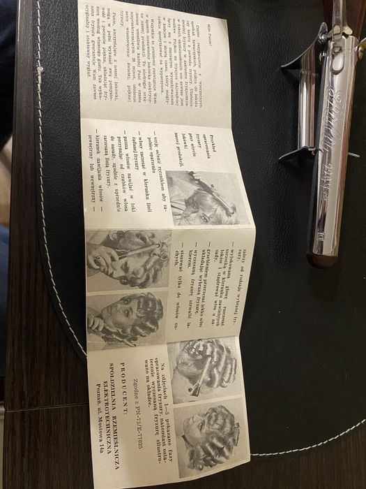 Lokowka elektryczna do wlosow Fala Poznan PRL 1976