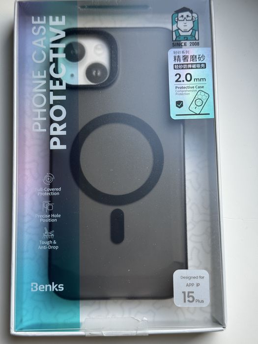 Преміум чохол MagSafe Benks 15 plus