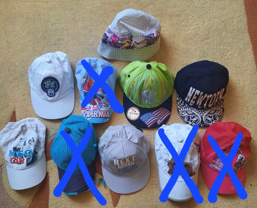 Кепки на хлопчика