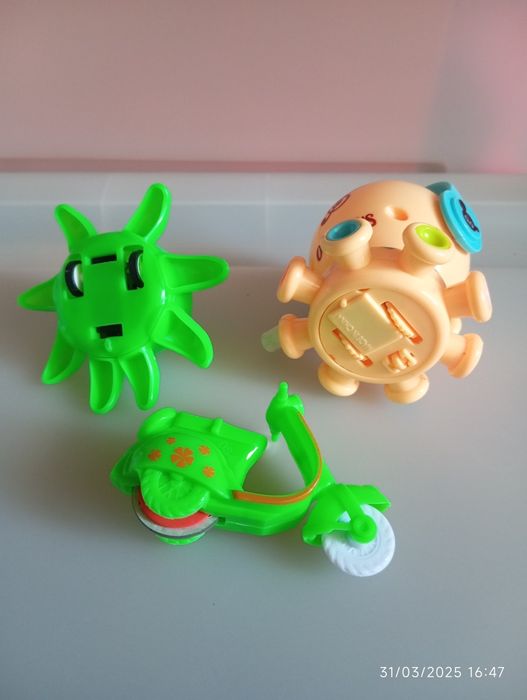 Brinquedos para reaproveitar.