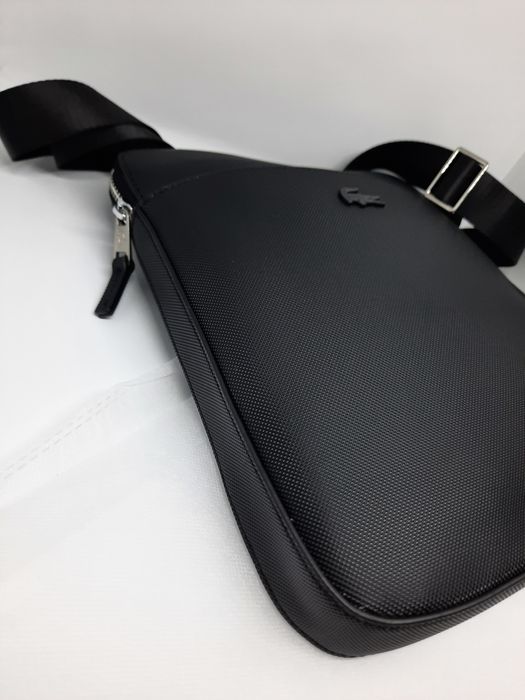 Чоловіча сумка через плече лакоста | Мужская сумка лакоста барсетка
