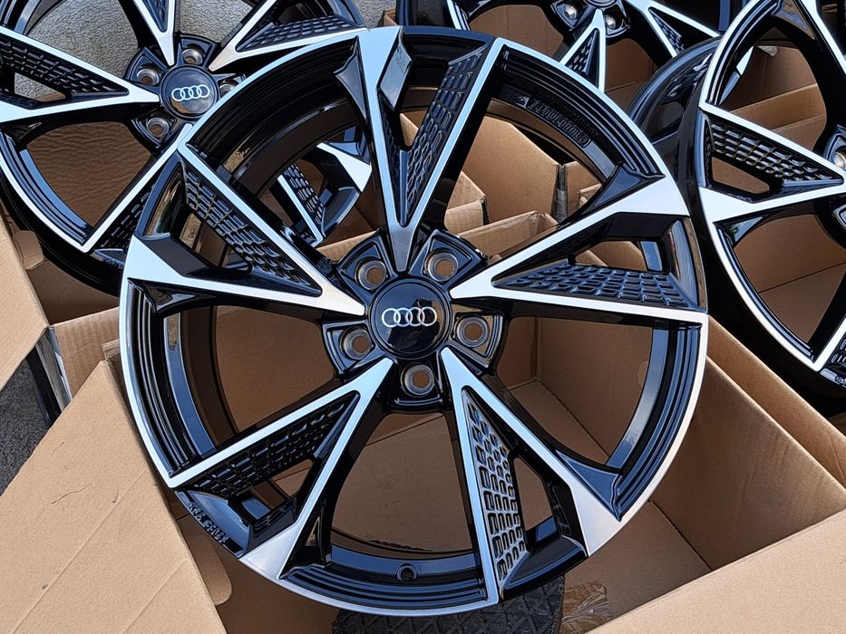 Alufelgi NOWE 18 AUDI 5x112 A3 A4 B7 B8 B9 A6 C6 C7 C8 Q3 CZARNE RS6