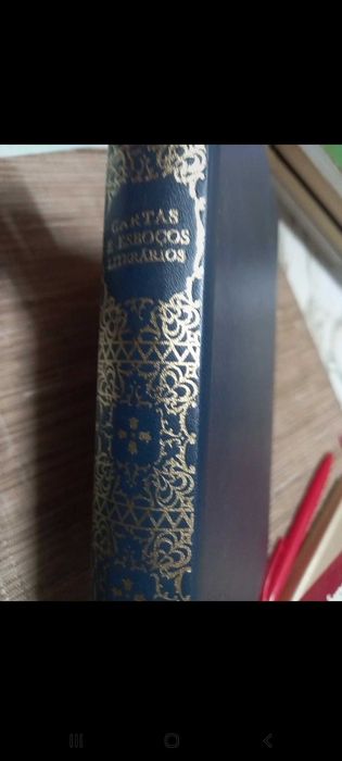 Livro de capa rija - Cartas e Esboços Literários - Júlio Dinis