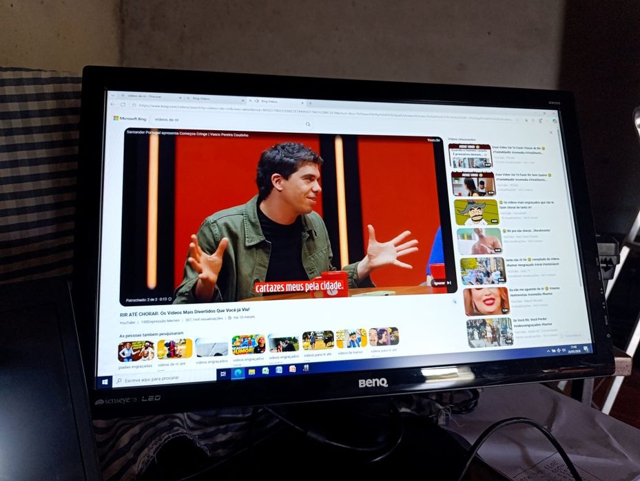 Portátil  como PC, com monitor externo