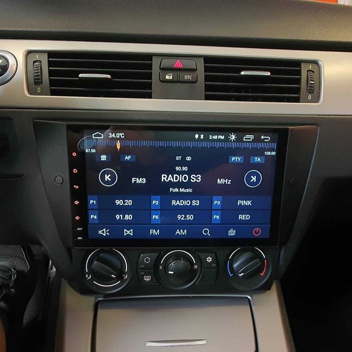 Rádio 2DIN 9" [4+64GB] • BMW Serie 3 • E90 E91 E92 E93 • Android 320