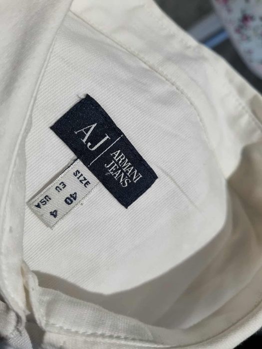 Biała koszula Armani Jeans rozmiar 40 L
