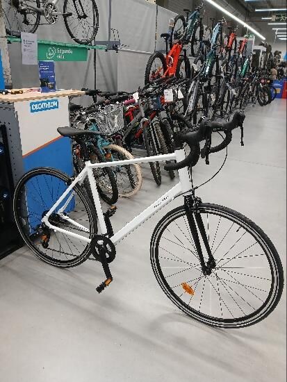 Bicicleta de Estrada EDR EASY VAN RYSEL Branco