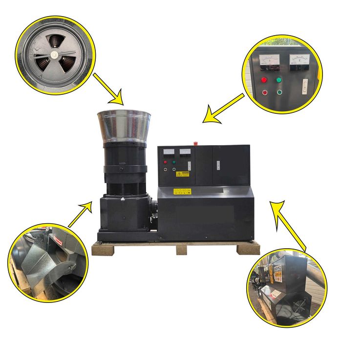 Profesjonalny Granulator Peletu do TWARDEGO MATERIAŁU ! 350kg/h NOWOŚĆ