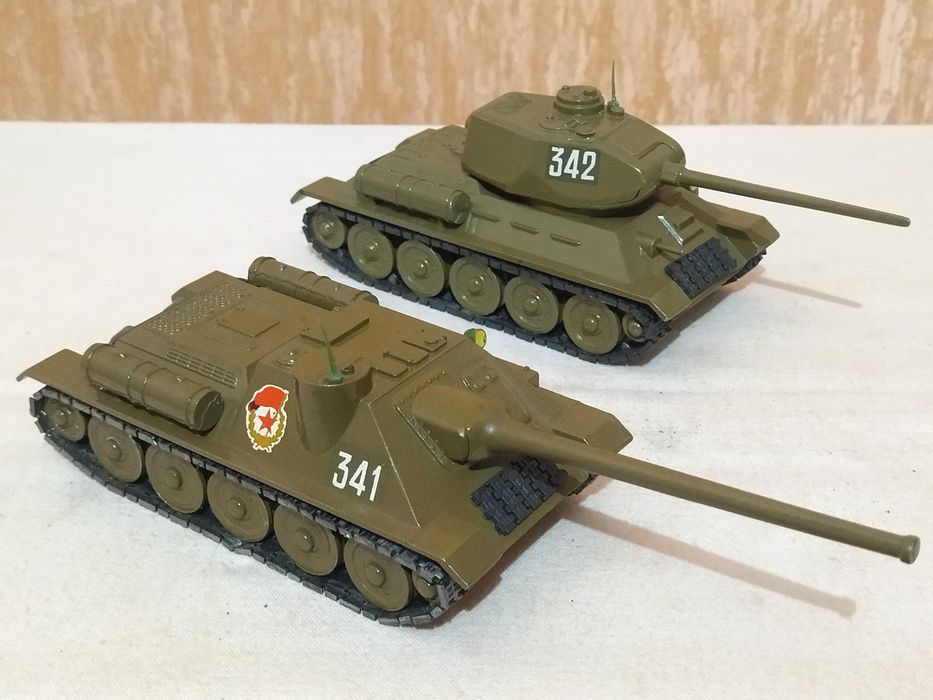 Танк 1:43 Т-34 + СУ-100 Танк 1:43 СССР.