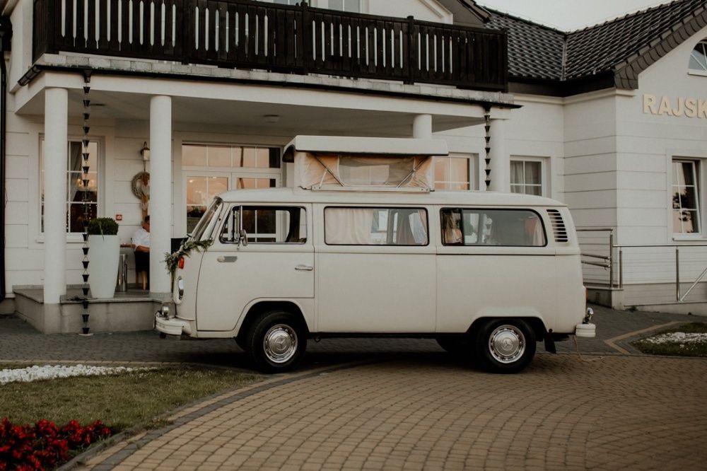 Samochód do ślubu VW T2 Ogórek Westfalia bulli bulik