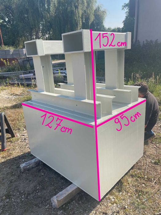 Ubijak do wózka widłowego, do odpadów w kontenerach /przemysłowy/