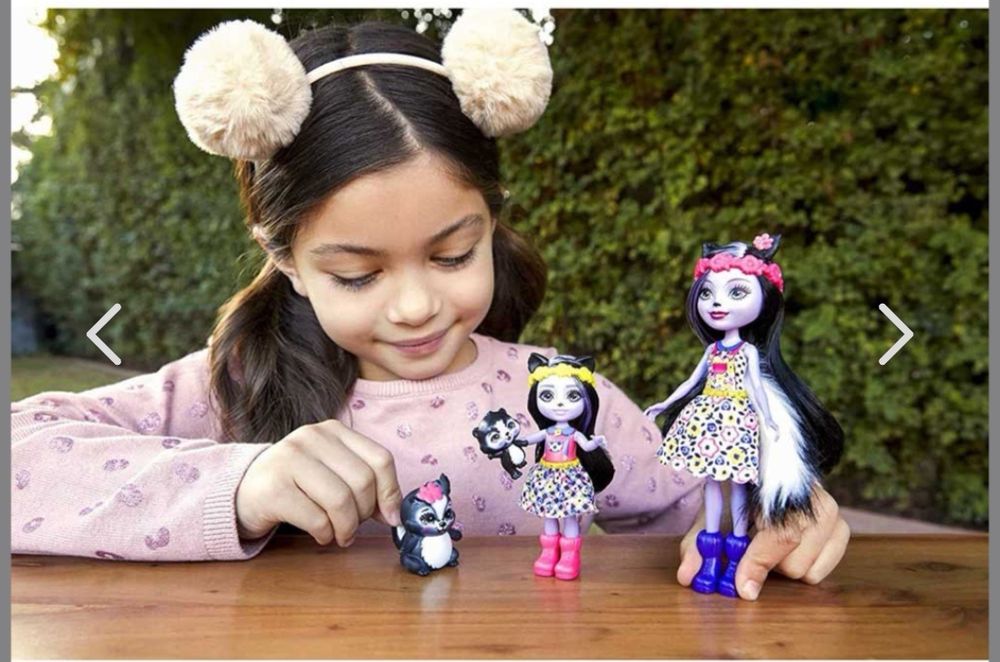 Boneca Doninha Sábia e irmãzinha - Enchantimals