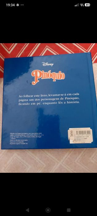 Livro o Pinóquio