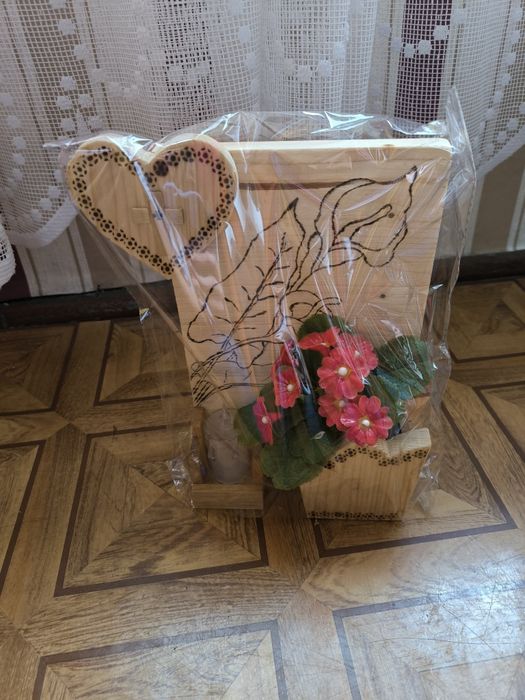 Stroik na grób, cmentarz, pomnik, handmade, nowy, serce, kwiaty