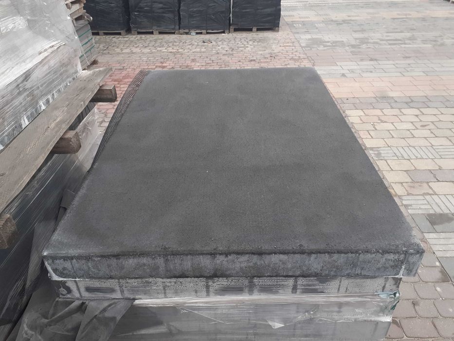Płyta Betonowa Maxima XL Duża 120x80x8 cm Antracytowy, Kwarcytowy Taras Okazja Promocja