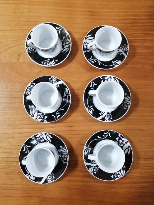 Conjunto 6 chávenas de café