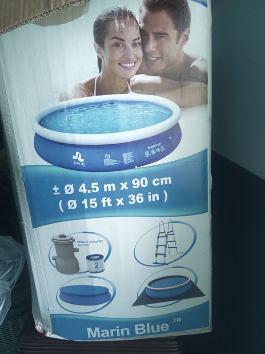 Piscina 4,5m por 90cm de altura