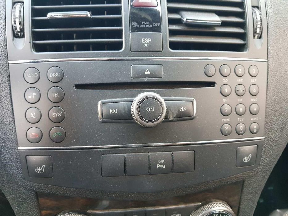 Sistema De Áudio Rádio Cd Mercedes-Benz Clase C Bm 204 Berlina
