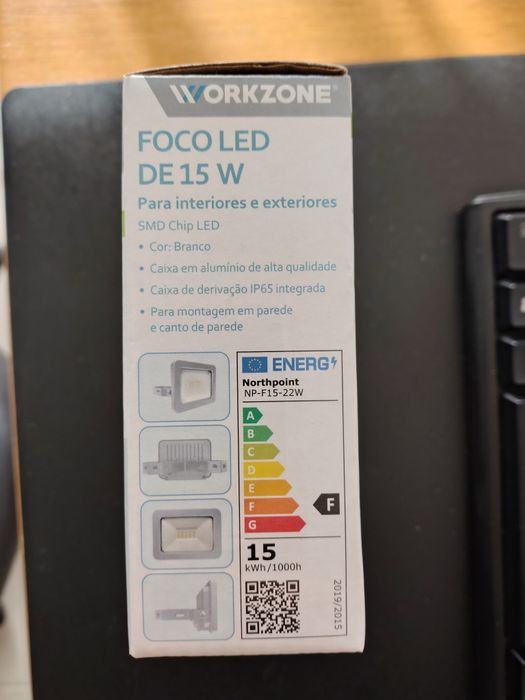 Foco Led 15w exterior ou interior