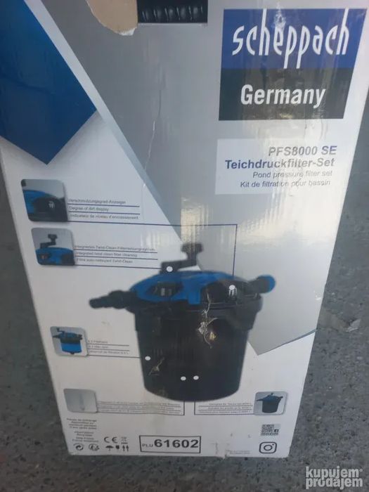 Pompka filtrująca UV pfs8000 se