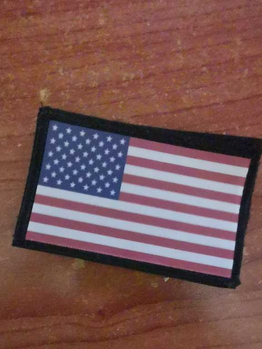 patch bandeira americana velcro novo