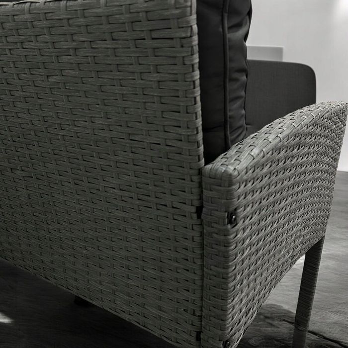 Nowe meble ogrodowe NAROŻNIK technorattan komplet wypoczynkowy TARAS