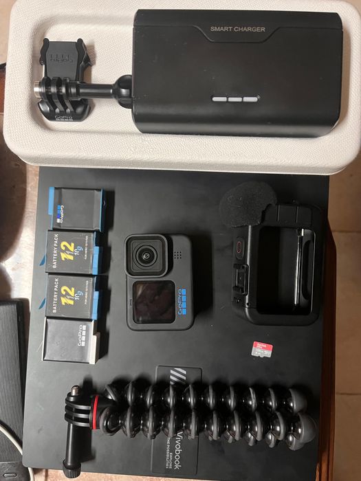 Go pro hero 10 + acessórios
