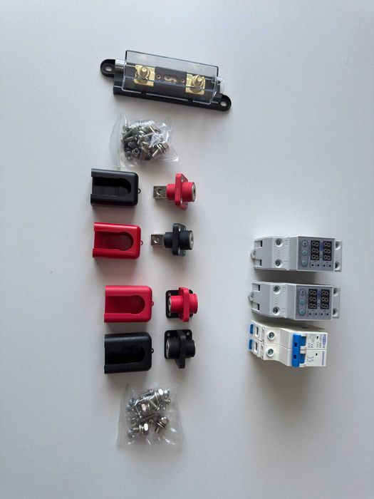 Реле напряжения Tomzn, проходные клеммы 200А, плавкий предохранитель