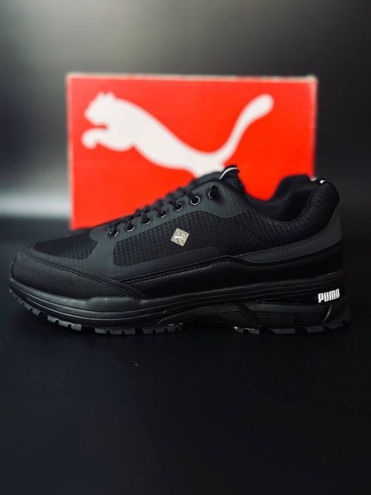 Мужские кросовки puma чорние осенние кросівки чоловічі пума осінь