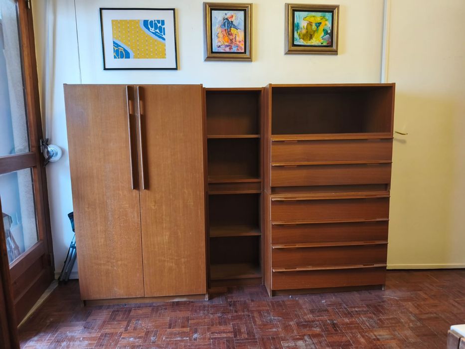 Armários de quarto com módulos independentes
