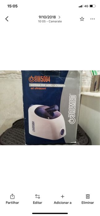 Nebulizador / Máquina Aerosol Bremed