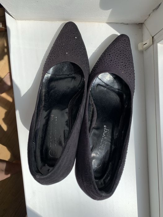 Туфлі чорні, лодочки