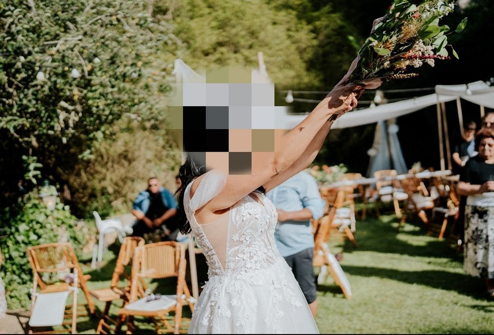 Vestido de noiva Bordado 3D - Oportunidade