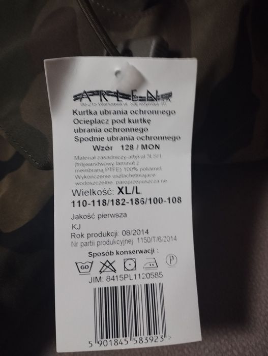 Ubranie ochronne XL/L