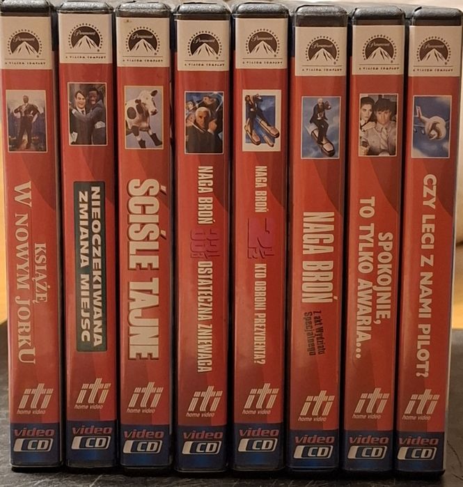 Kolekcja 8 filmów VCD kultowe komedie