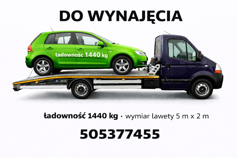 Autolaweta  renault master do wynajecia