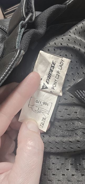 DAINESE Senhora – Calças de Pele | Tamanho 46 | Como Novas