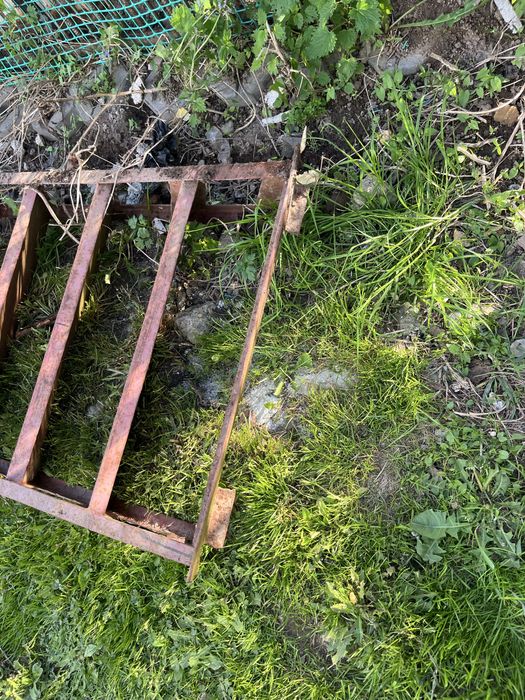 Schody stalowe  zewnętrzne gruby profil